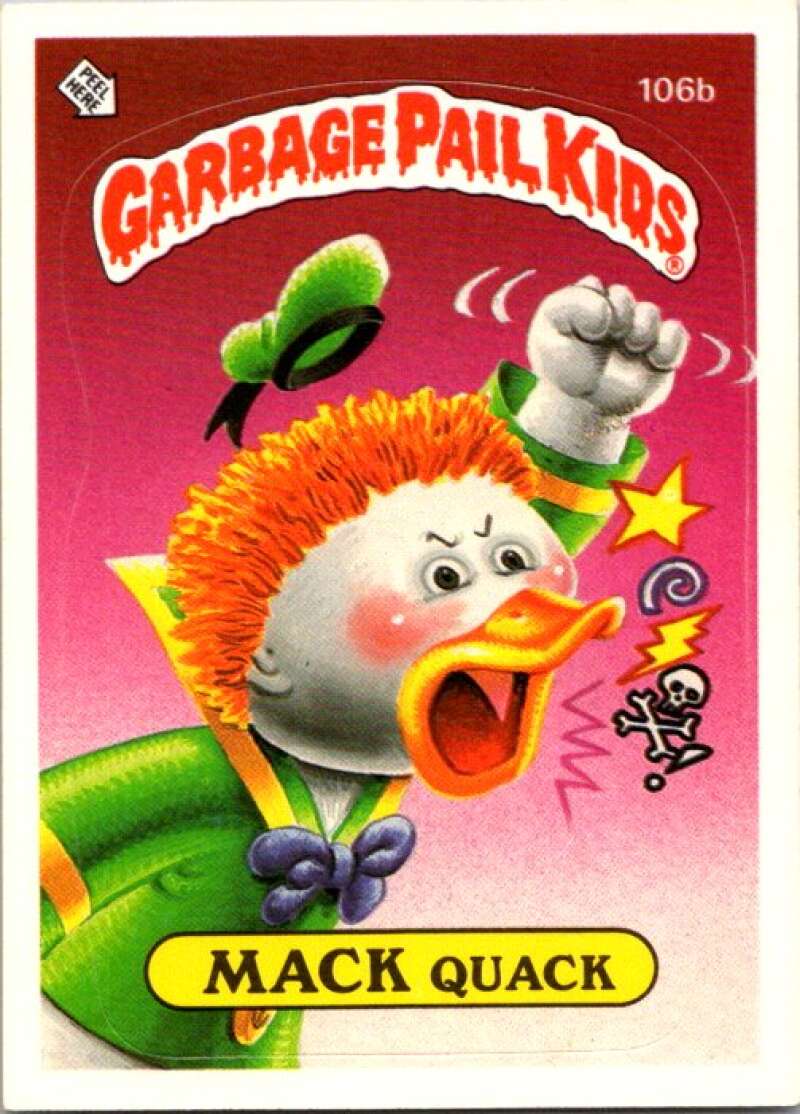 1986 Topps Garbage Pail Kids Series 3 #107a Totem Paula V72834 Image 1