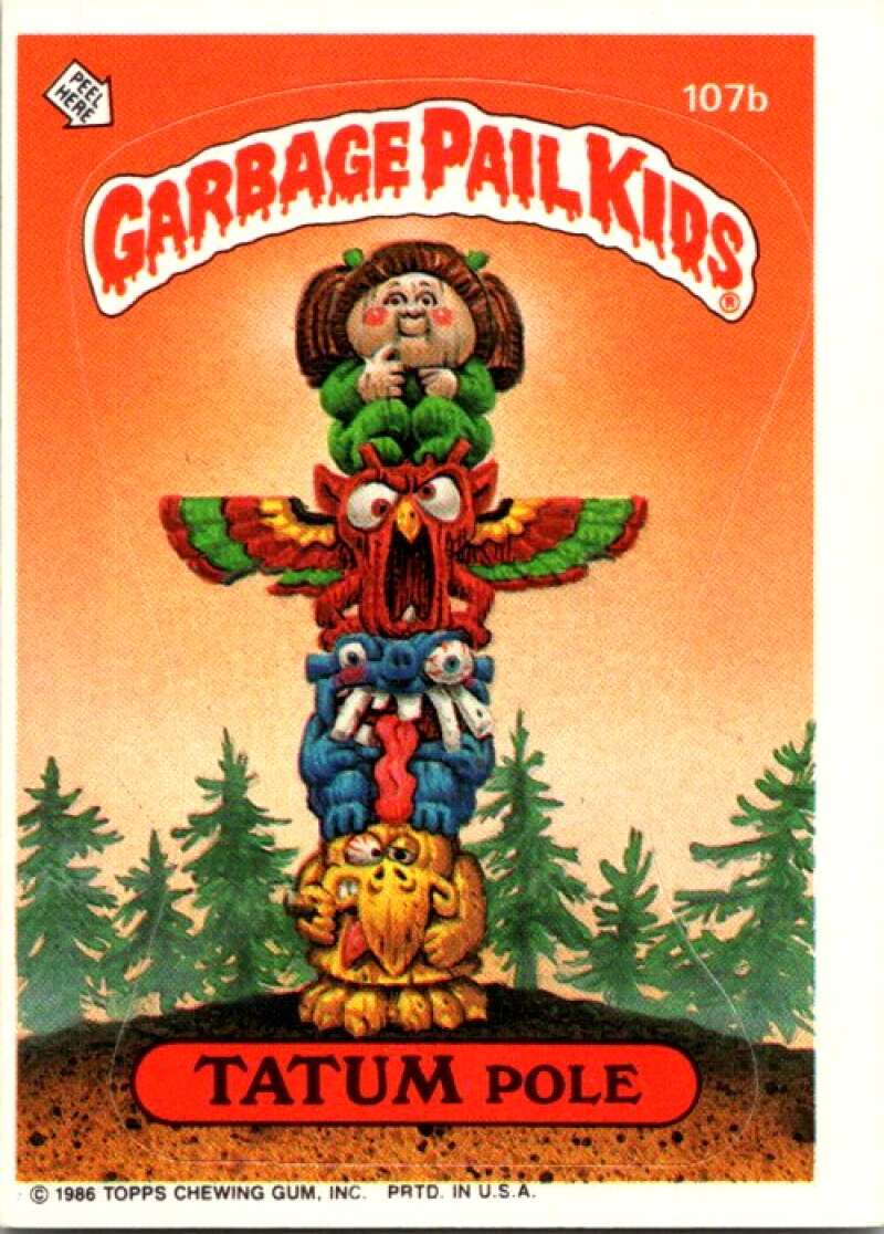 1986 Topps Garbage Pail Kids Series 3 #108a Smelly Sally V72837 Image 1