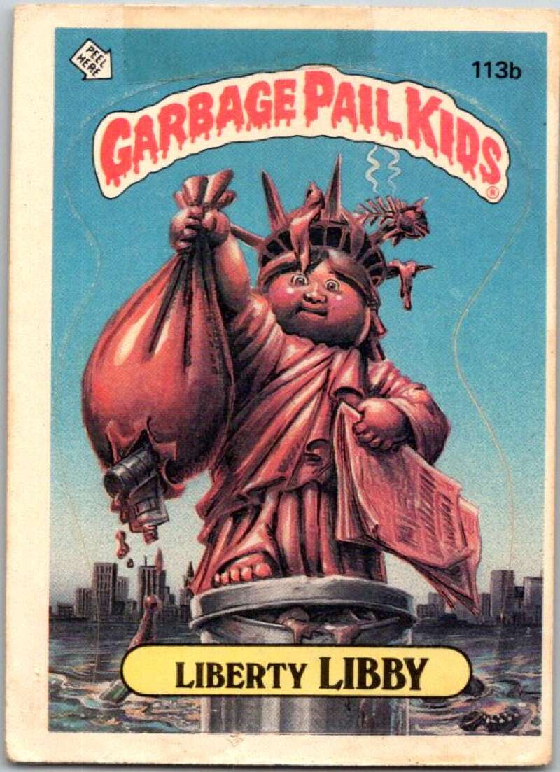 1986 Topps Garbage Pail Kids Series 3 #114a Starin' Darren V72865 Image 1