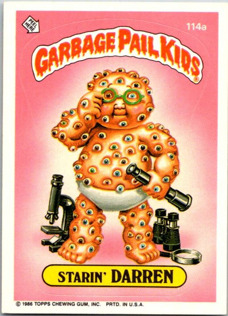 1986 Topps Garbage Pail Kids Series 3 #114b Peepin' Tom V72868 Image 1