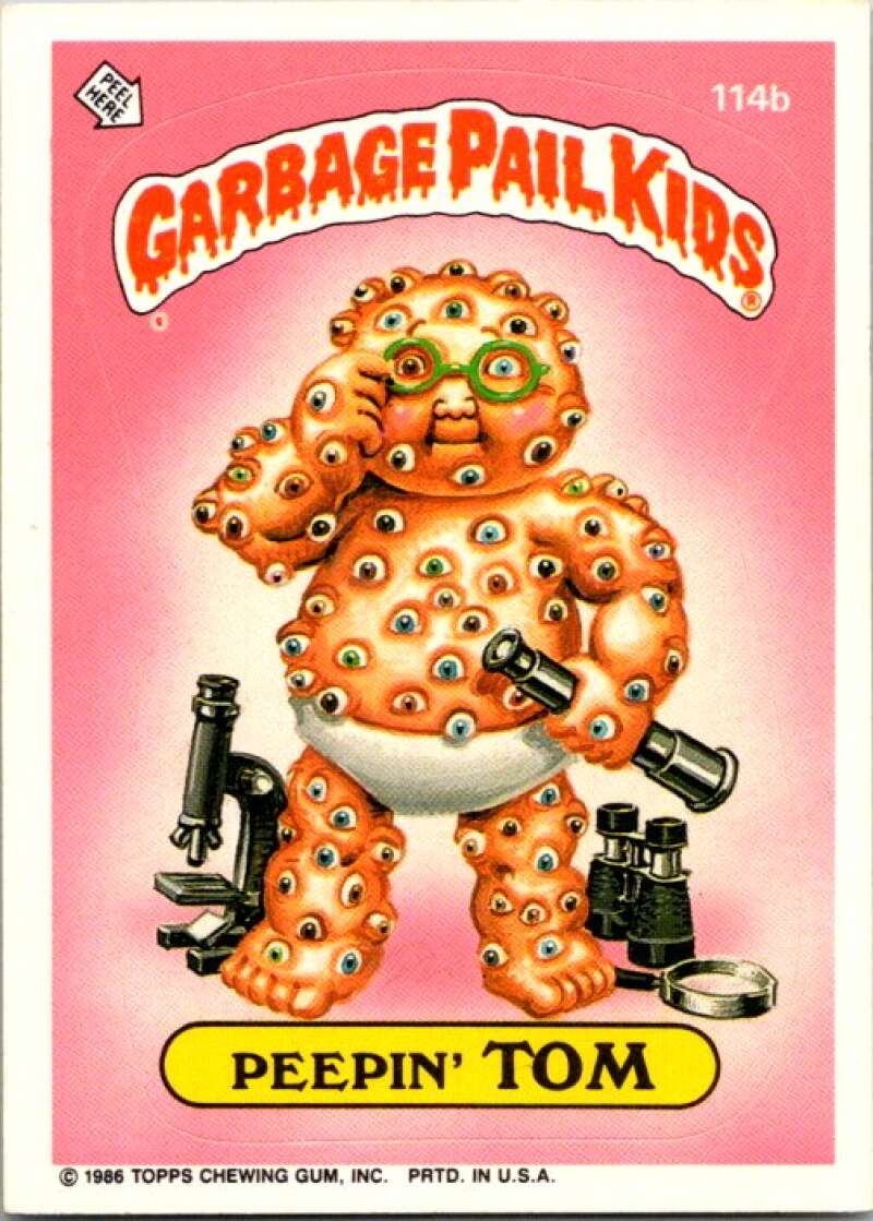 1986 Topps Garbage Pail Kids Series 3 #115a Warmin' Norman V72869 Image 1