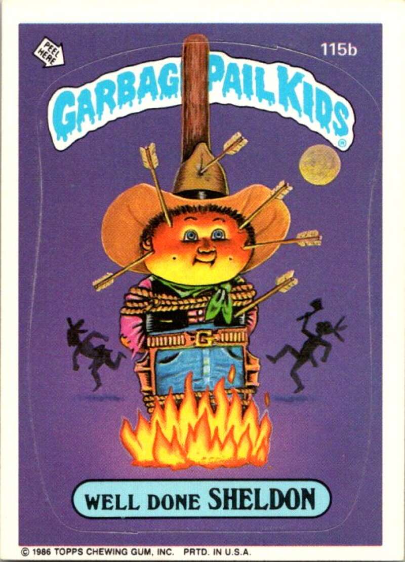1986 Topps Garbage Pail Kids Series 3 #116a Eerie Eric V72872 Image 1