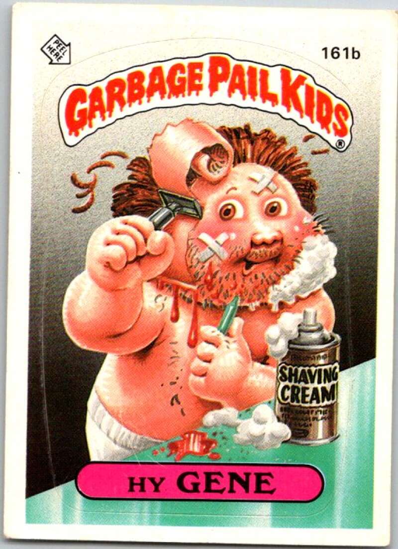 1986 Topps Garbage Pail Kids Series 4 #161B Hy Gene V72925 Image 1