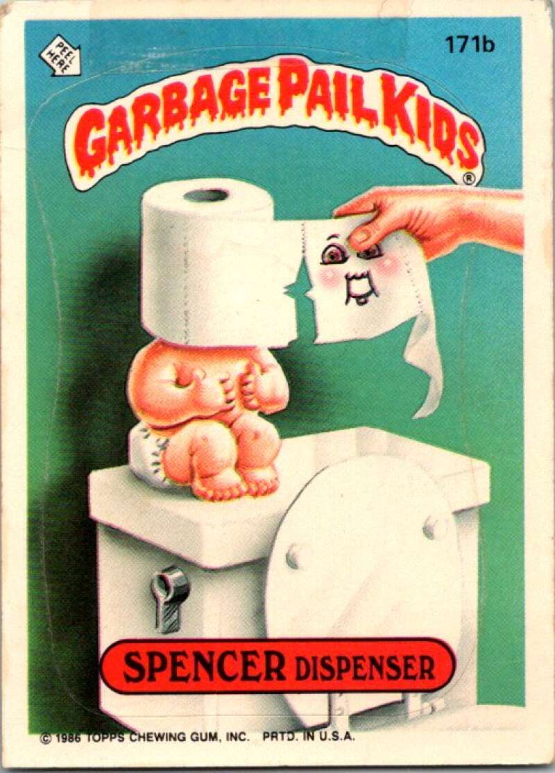 1986 Topps Garbage Pail Kids Series 6 #207A Over Flo V72934 Image 1