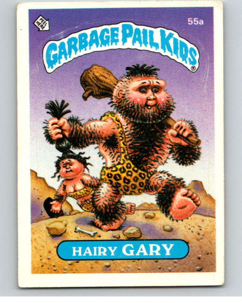 1985 Topps Garbage Pail Kids Series 2 #55a Hairy Gary V72949 Image 1