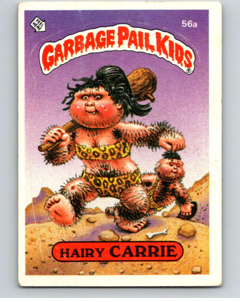 1985 Topps Garbage Pail Kids Series 2 #56a Hairy Carrie V72950 Image 1
