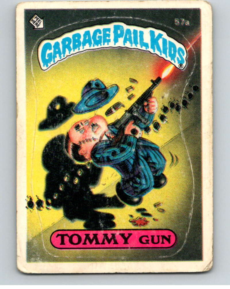 1985 Topps Garbage Pail Kids Series 2 #57a Tommy Gun V72951 Image 1