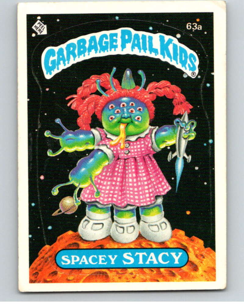 1985 Topps Garbage Pail Kids Series 2 #63a Spacey Stacy V72952 Image 1