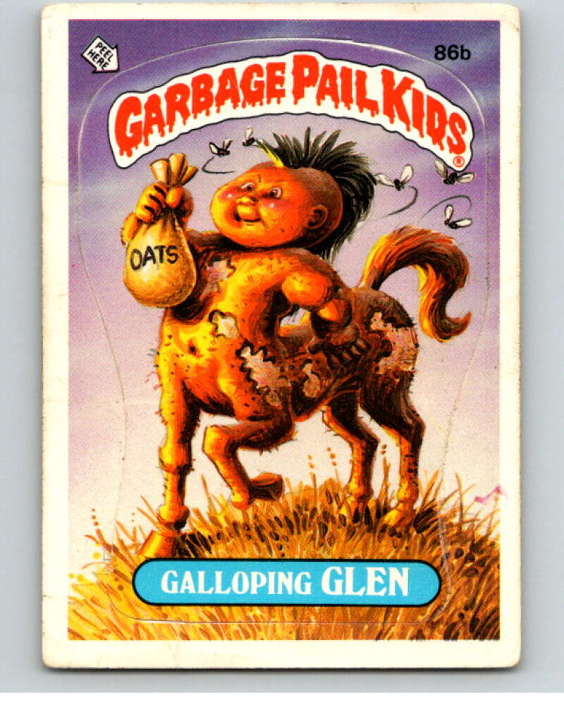 1986 Topps Garbage Pail Kids Series 3 #86b Galloping Glen V72965 Image 1