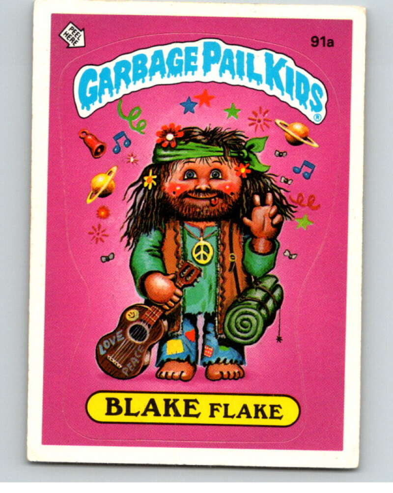 1986 Topps Garbage Pail Kids Series 3 #91a Blake Flake V72974 Image 1