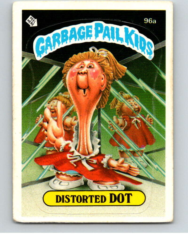 1986 Topps Garbage Pail Kids Series 3 #96a Distorted Dot V72989 Image 1