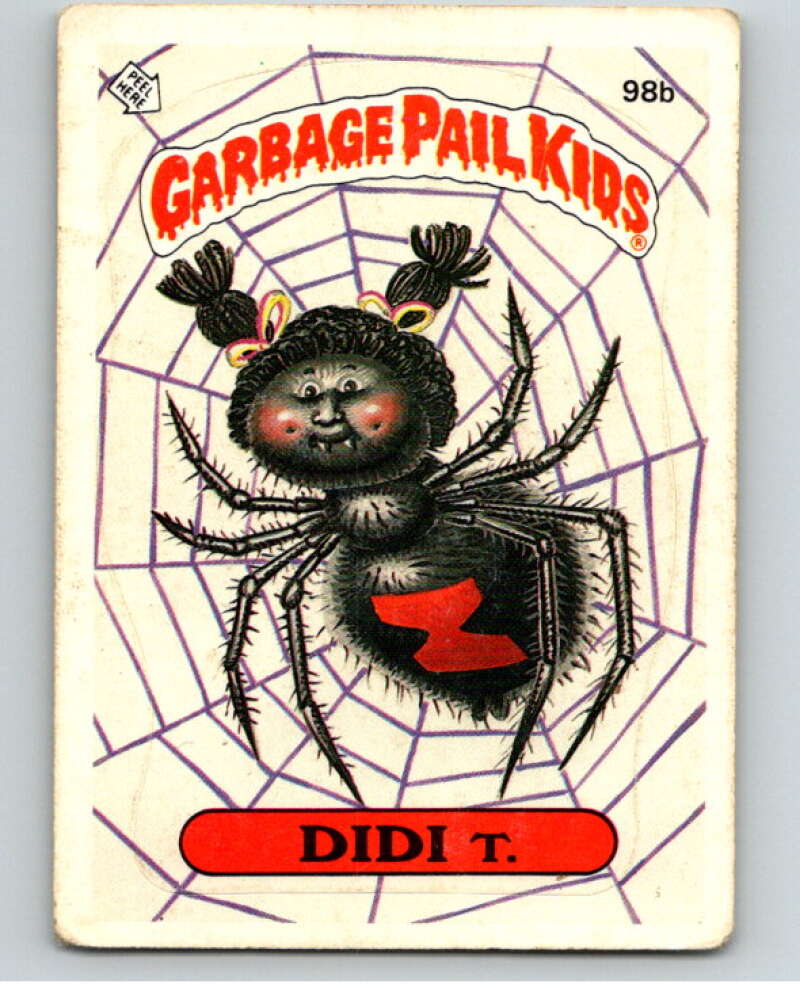 1986 Topps Garbage Pail Kids Series 3 #98b Didi T. V72994 Image 1