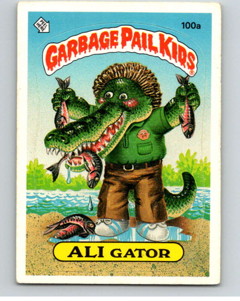 1986 Topps Garbage Pail Kids Series 3 #100a Ali Gator V72997 Image 1