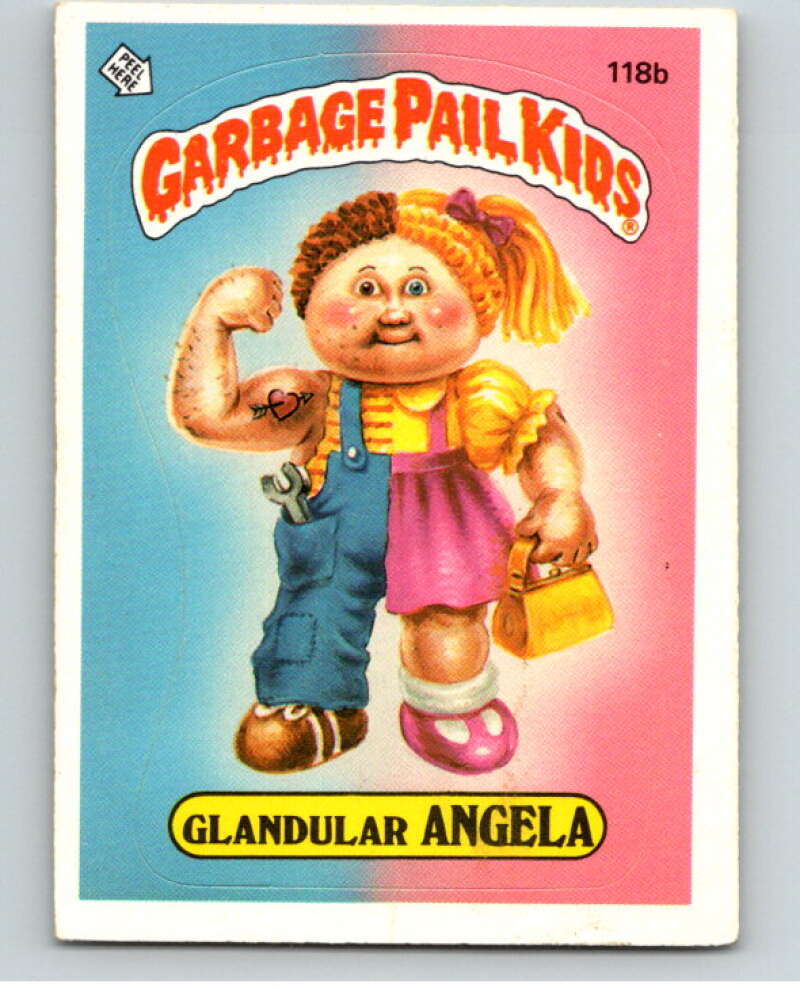 1986 Topps Garbage Pail Kids Series 3 #118b Glandular Angela V73040 Image 1