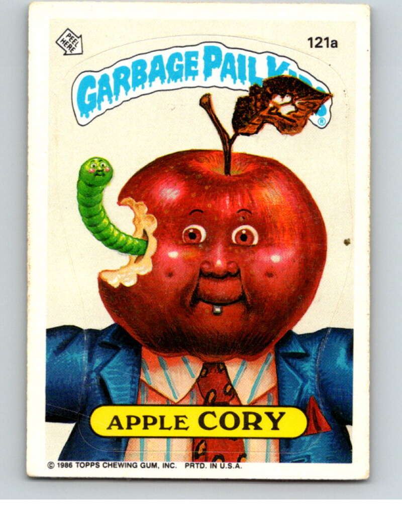 1986 Topps Garbage Pail Kids Series 3 #121a Apple Cory V73045 Image 1