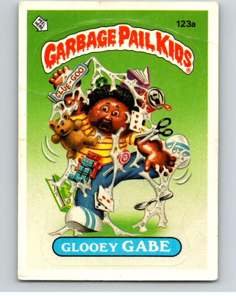 1986 Topps Garbage Pail Kids Series 3 #123a Glooey Gabe V73050 Image 1