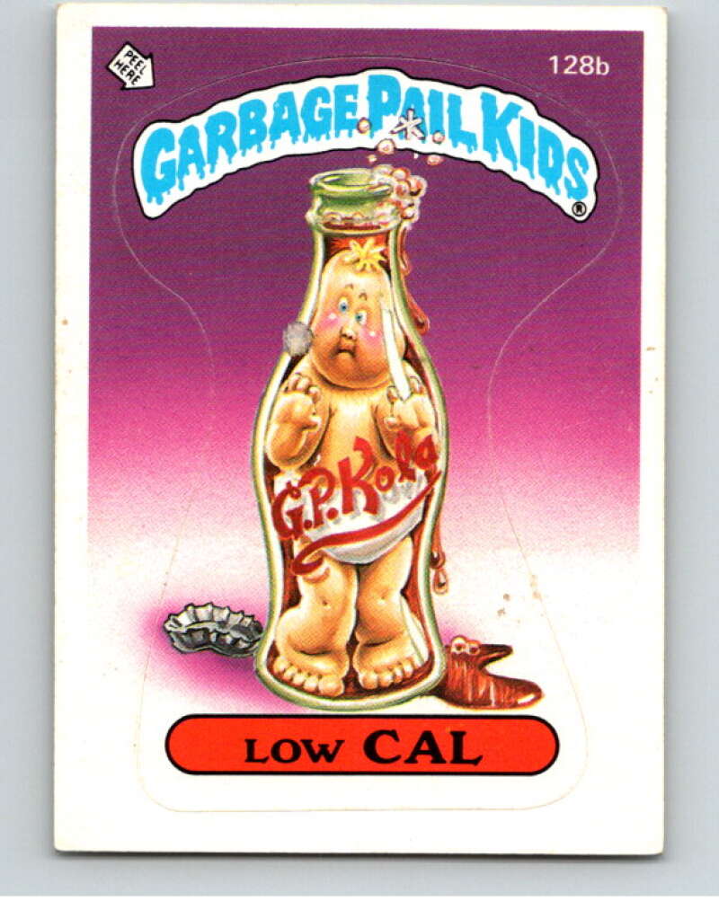 1986 Topps Garbage Pail Kids Series 4 #128B Low Cal V73068 Image 1