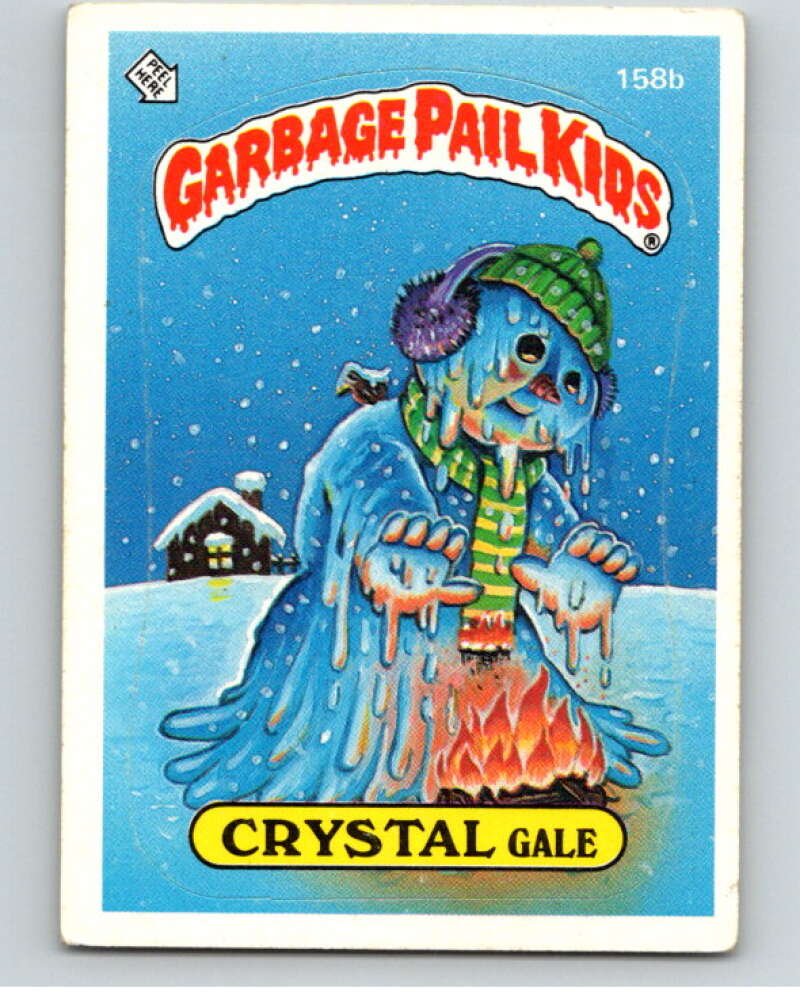1986 Topps Garbage Pail Kids Series 4 #158B Crystal Gale V73133 Image 1