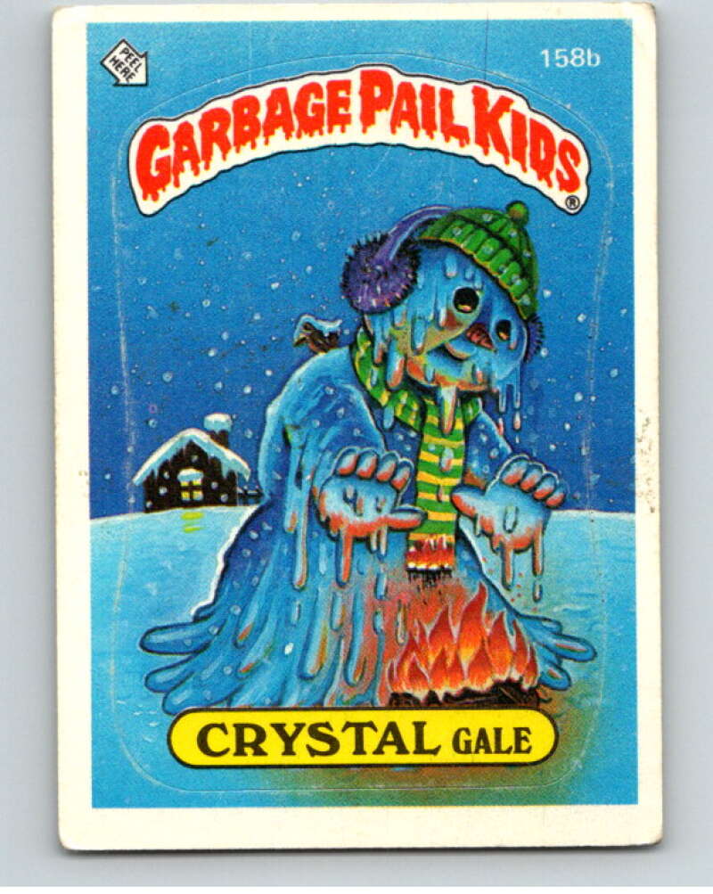 1986 Topps Garbage Pail Kids Series 4 #158B Crystal Gale V73134 Image 1