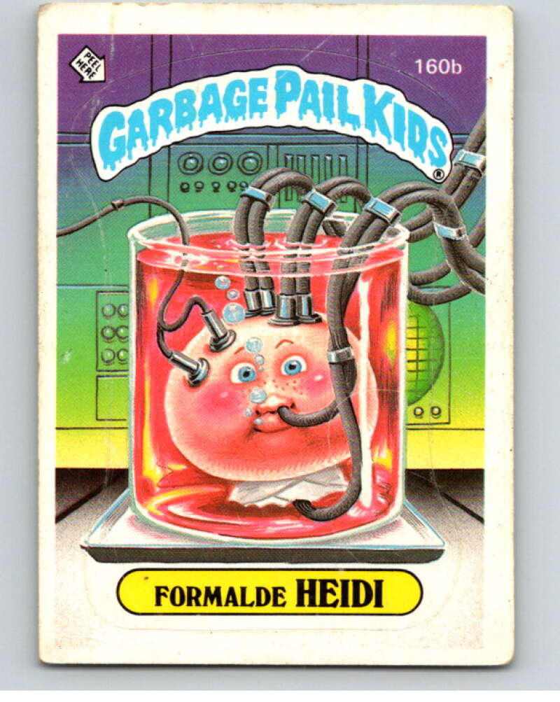 1986 Topps Garbage Pail Kids Series 4 #160B Formalde Heidi V73137 Image 1
