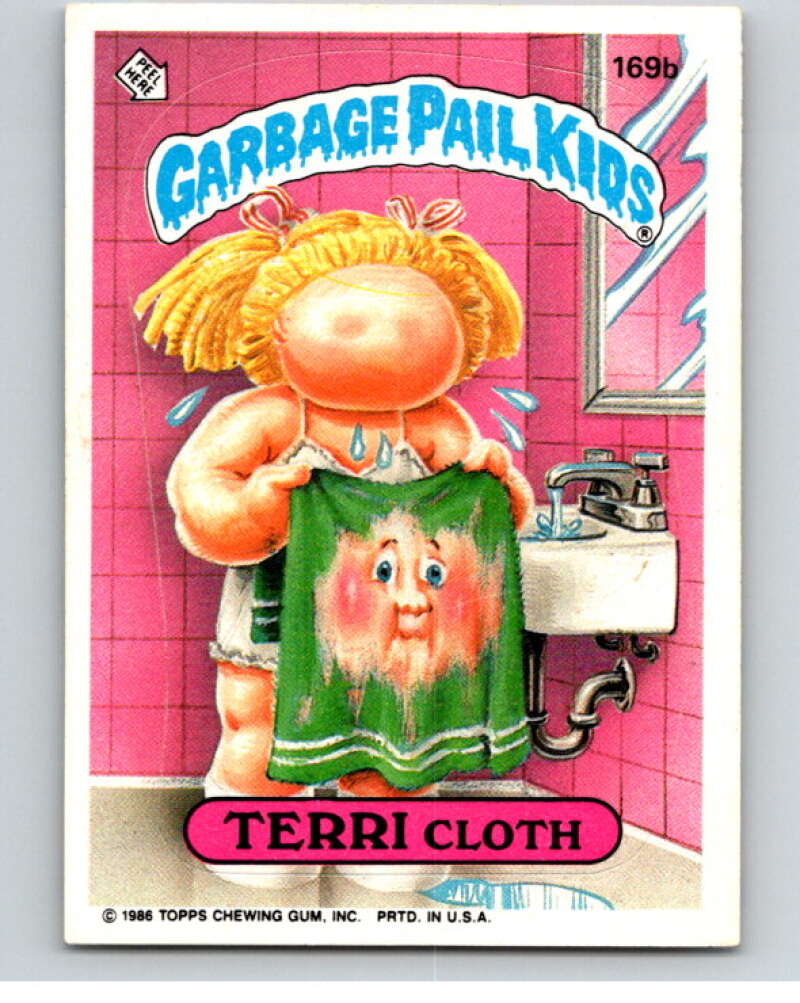 1986 Topps Garbage Pail Kids Series 5 #169B Terri Cloth V73155 Image 1