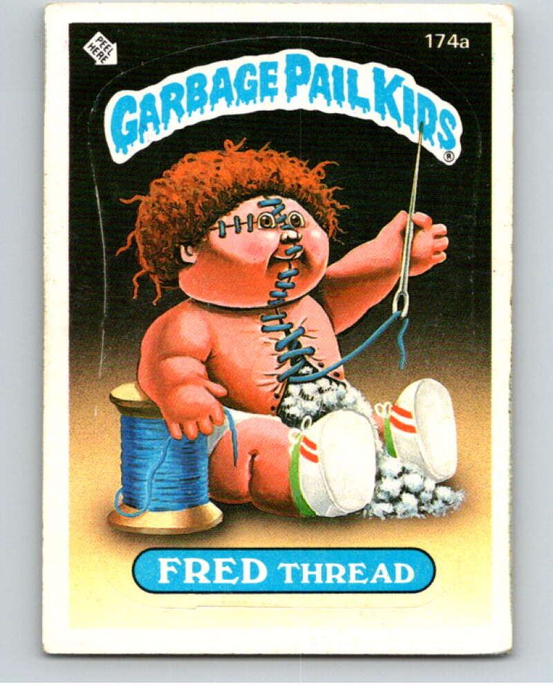 1986 Topps Garbage Pail Kids Series 5 #174A Fred Thread V73164 Image 1