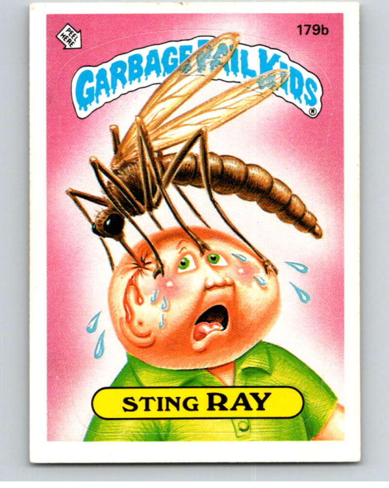 1986 Topps Garbage Pail Kids Series 5 #179B Sting Ray V73180 Image 1