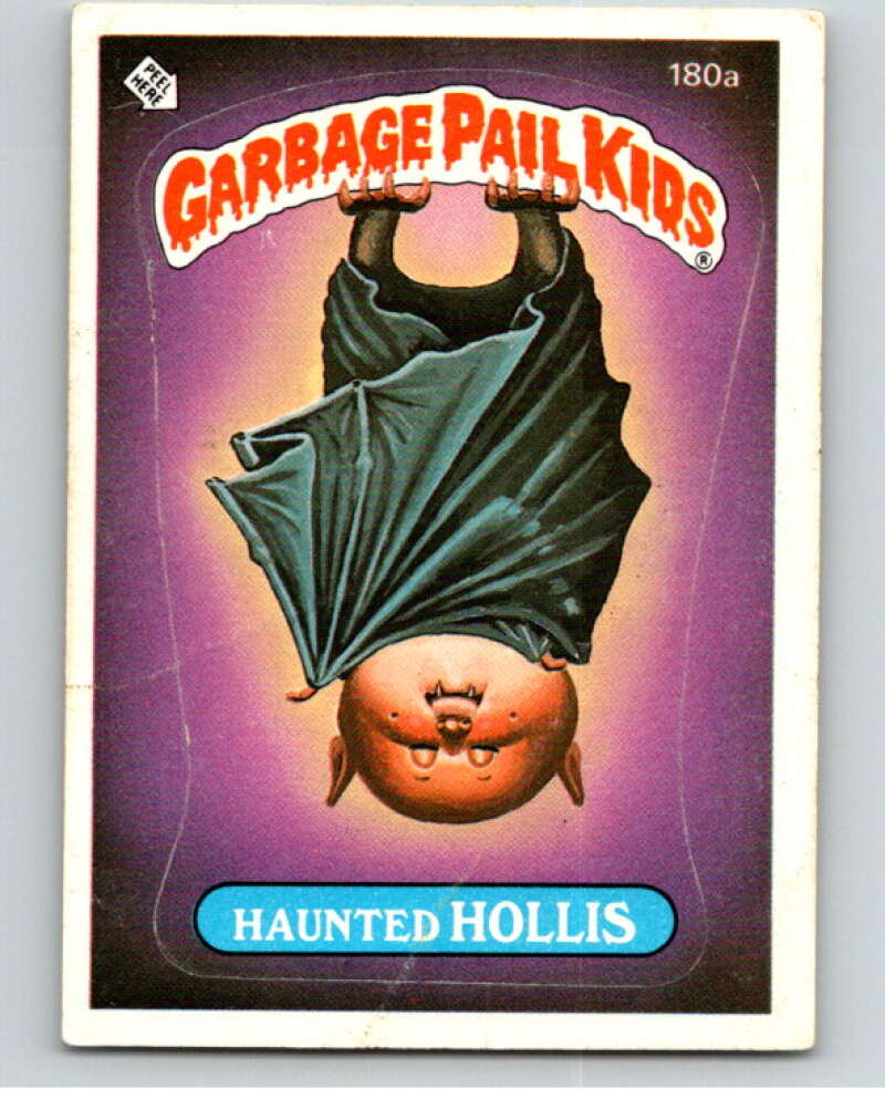 1986 Topps Garbage Pail Kids Series 5 #180A Haunted Hollis V73181 Image 1