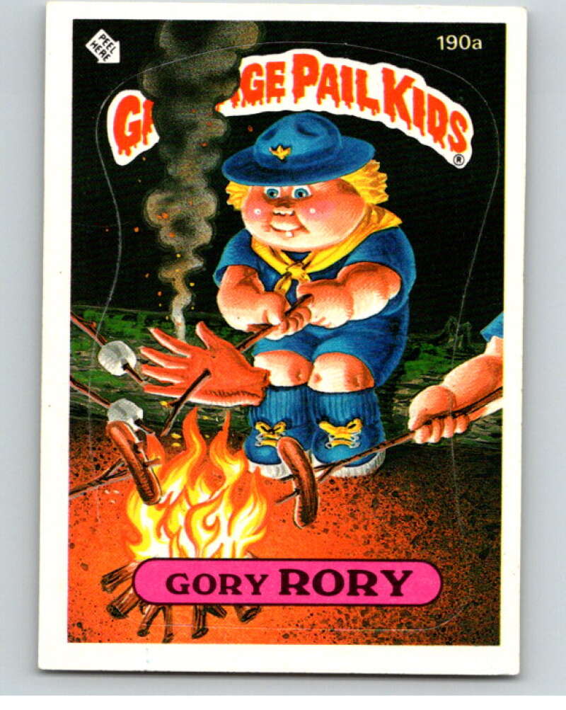1986 Topps Garbage Pail Kids Series 5 #190A Gory Rory V73205 Image 1