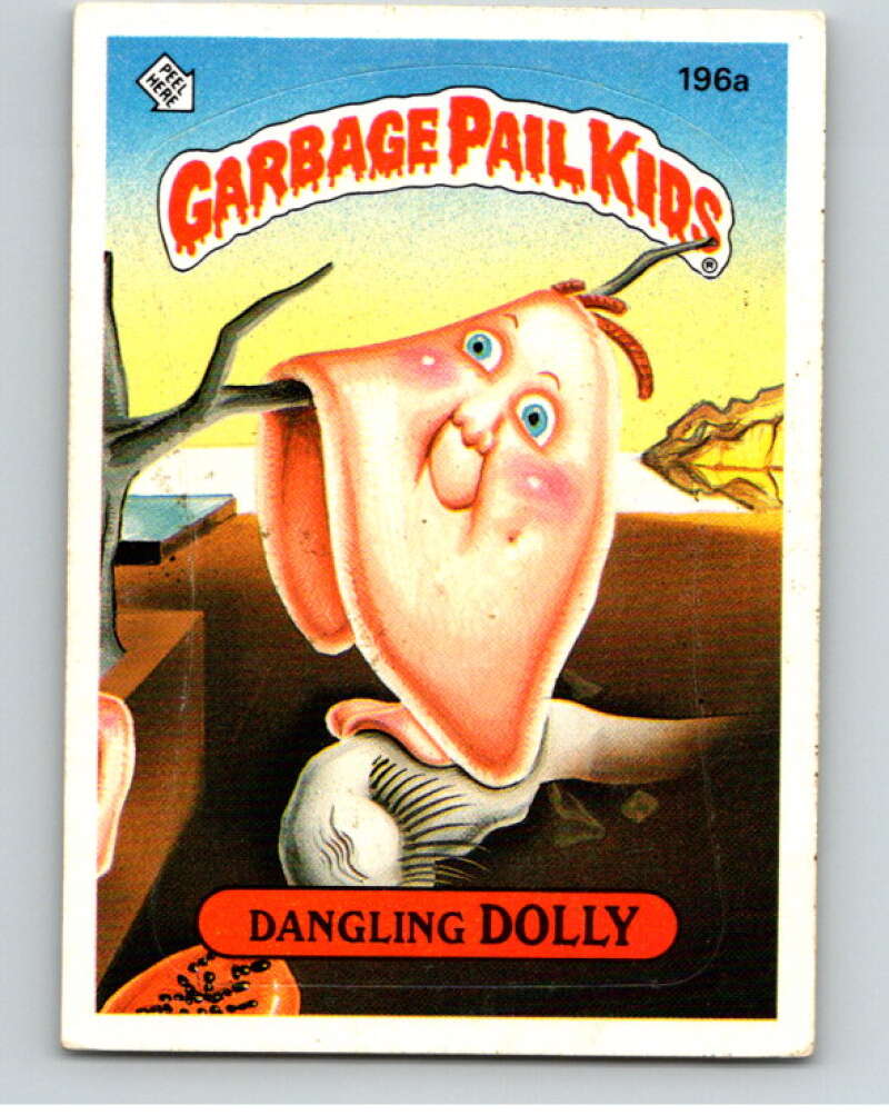 1986 Topps Garbage Pail Kids Series 5 #196A Dangling Dolly V73223 Image 1