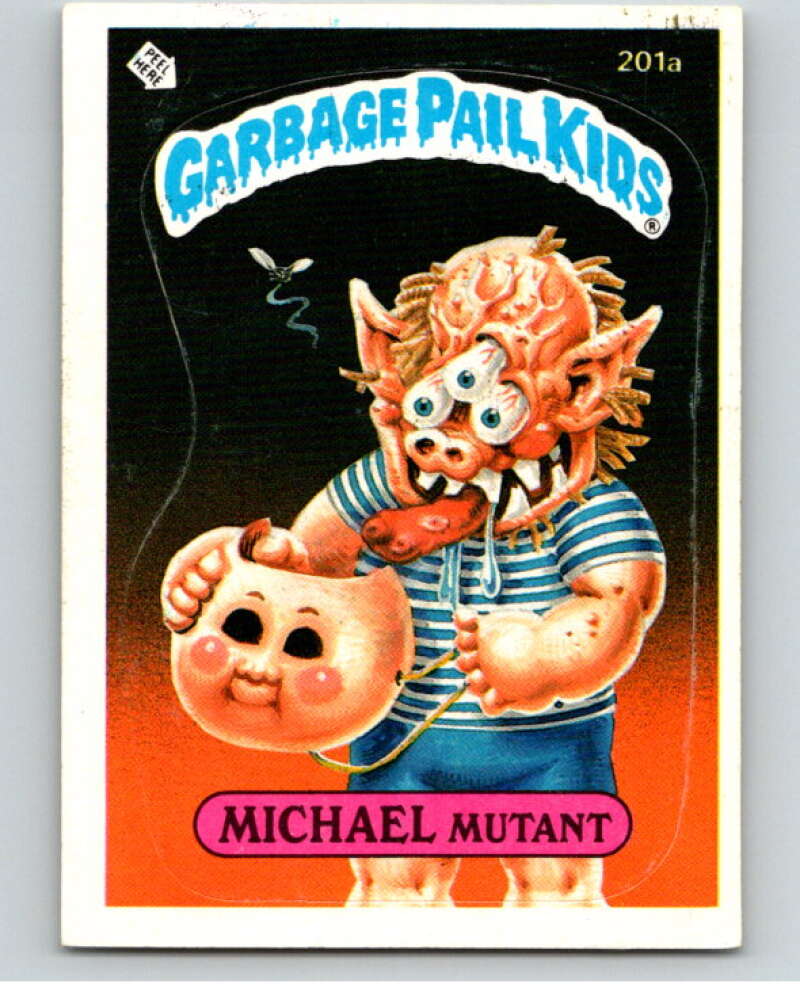 1986 Topps Garbage Pail Kids Series 5 #201A Michael Mutant V73236 Image 1