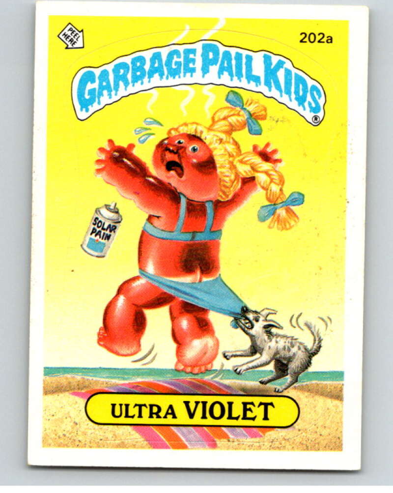 1986 Topps Garbage Pail Kids Series 5 #202A Ultra Violet V73238 Image 1