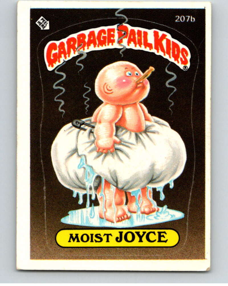 1986 Topps Garbage Pail Kids Series 6 #207B Moist Joyce V73250 Image 1