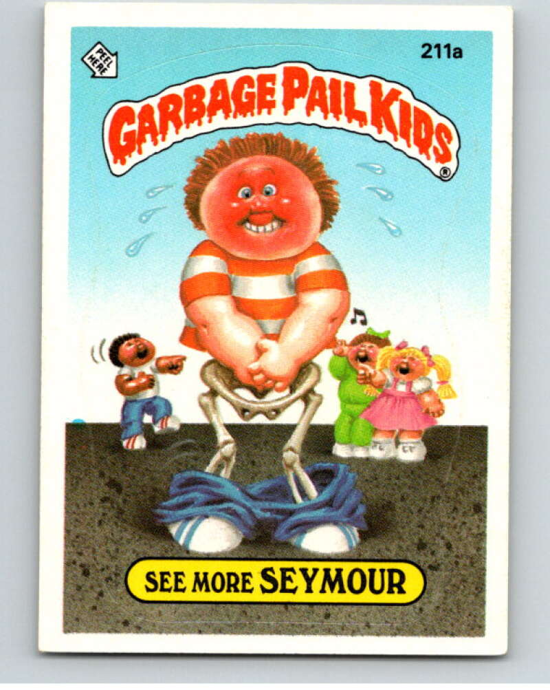 1986 Topps Garbage Pail Kids Series 6 #211A See More Seymour V73258 Image 1