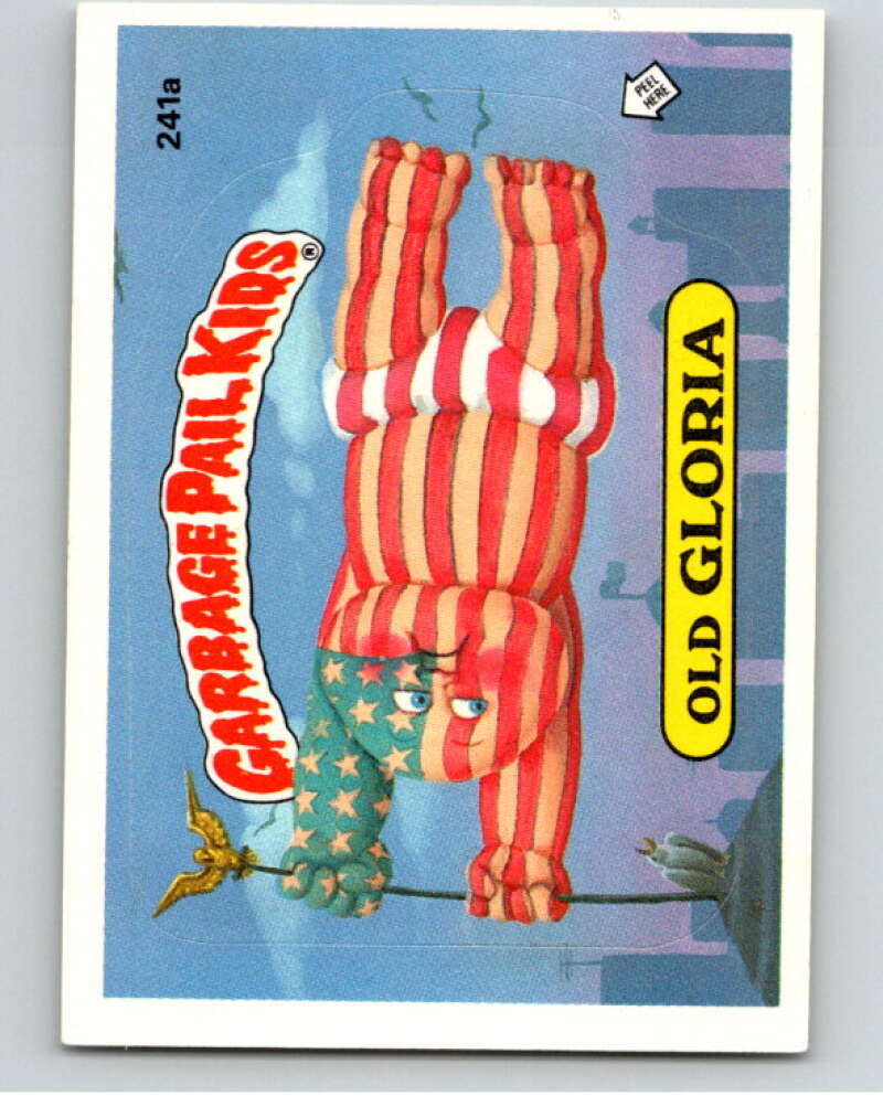 1986 Topps Garbage Pail Kids Series 6 #241A Old Gloria V73325 Image 1
