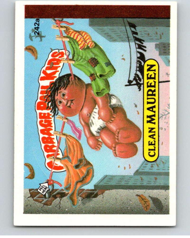 1986 Topps Garbage Pail Kids Series 6 #242A Clean Maureen V73327 Image 1