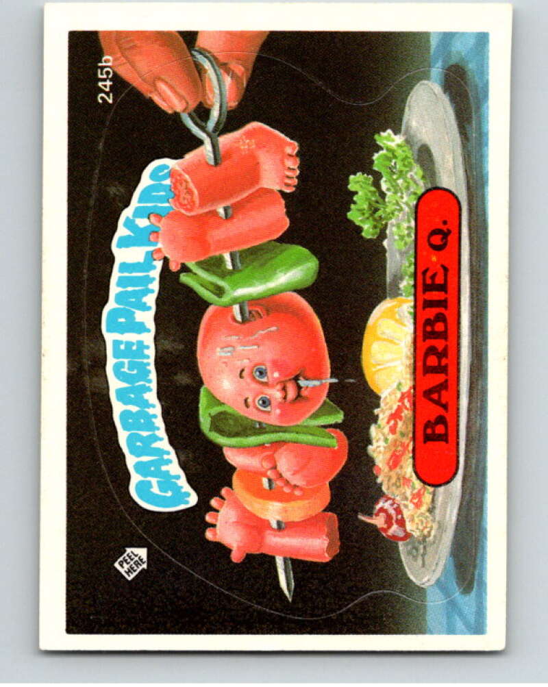 1986 Topps Garbage Pail Kids Series 6 #245B Barbie Q. V73337 Image 1