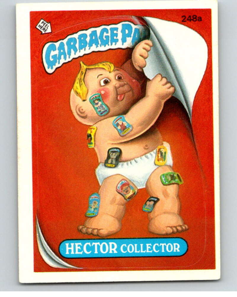 1986 Topps Garbage Pail Kids Series 6 #248A Hector Collector V73342 Image 1
