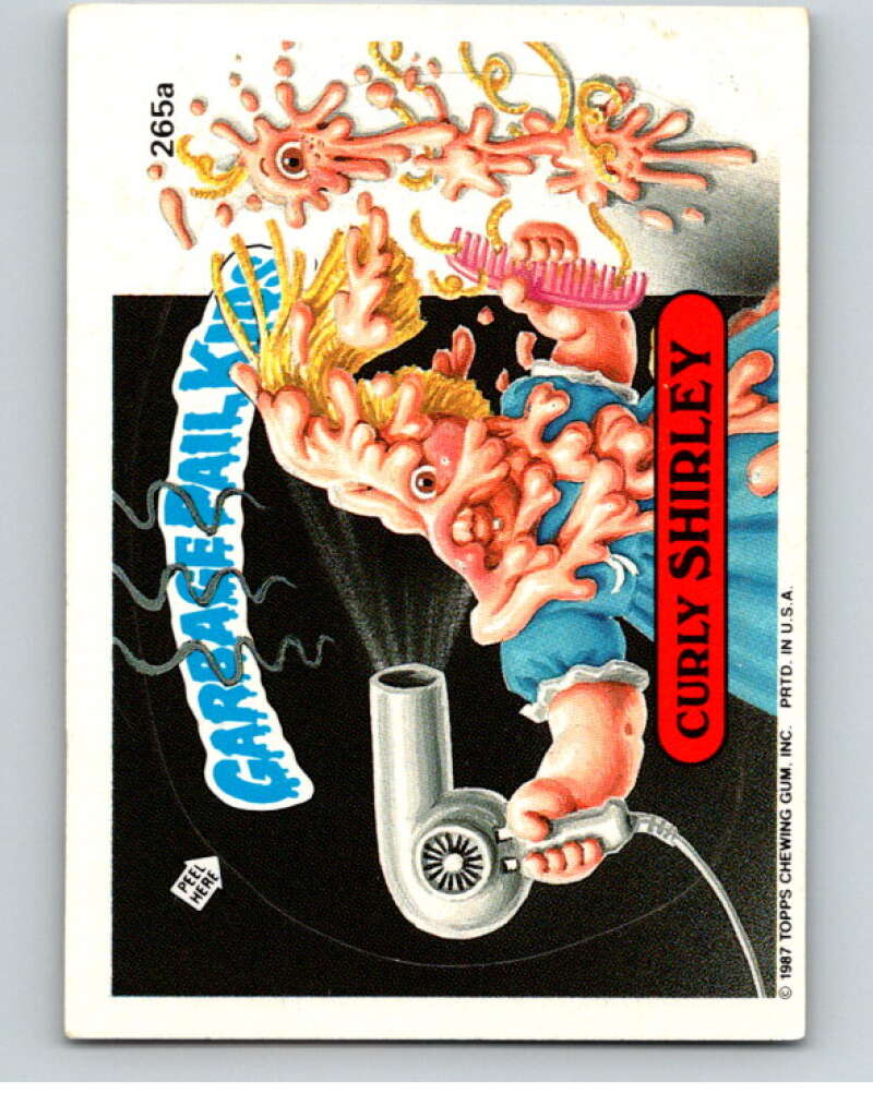 1987 Topps Garbage Pail Kids Series 7 #265A Curly Shirley V73391 Image 1