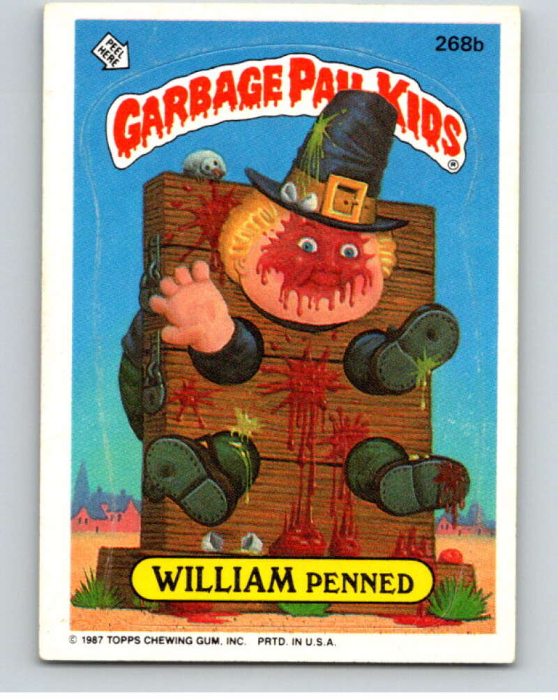 1987 Topps Garbage Pail Kids Series 7 #268B William Penned V73402 Image 1