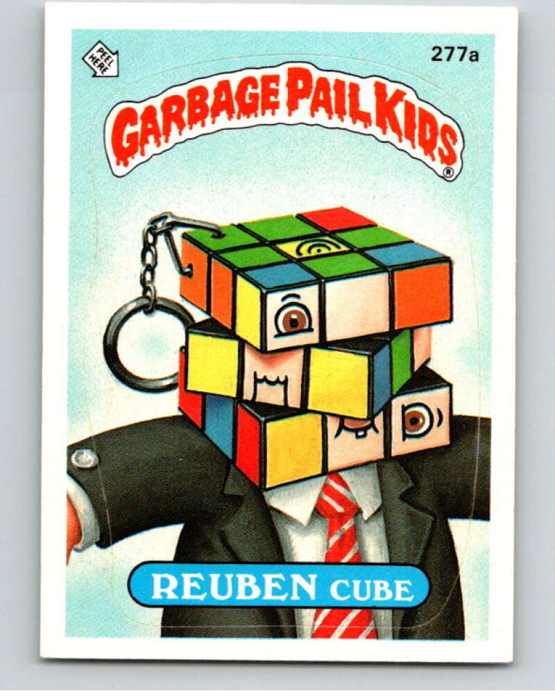 1987 Topps Garbage Pail Kids Series 7 #277A Reuben Cube V73430 Image 1