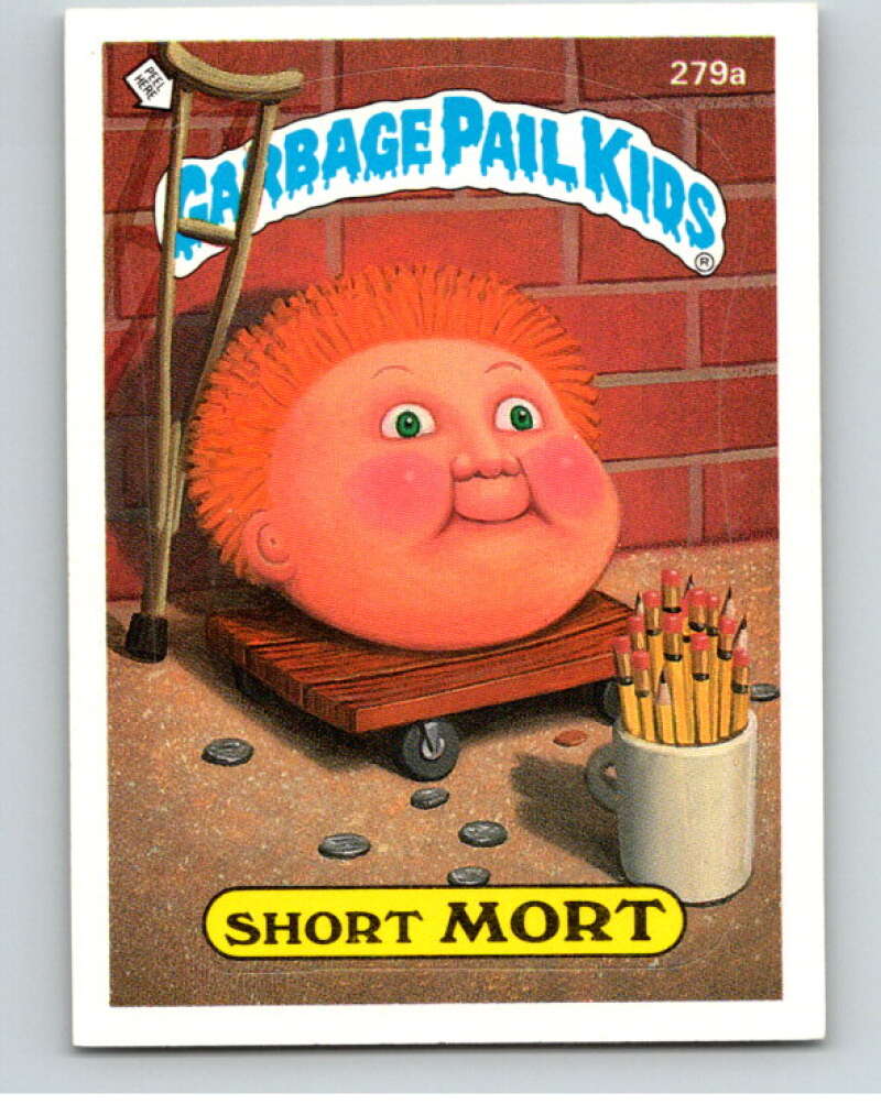 1987 Topps Garbage Pail Kids Series 7 #279A Short Mort V73436 Image 1