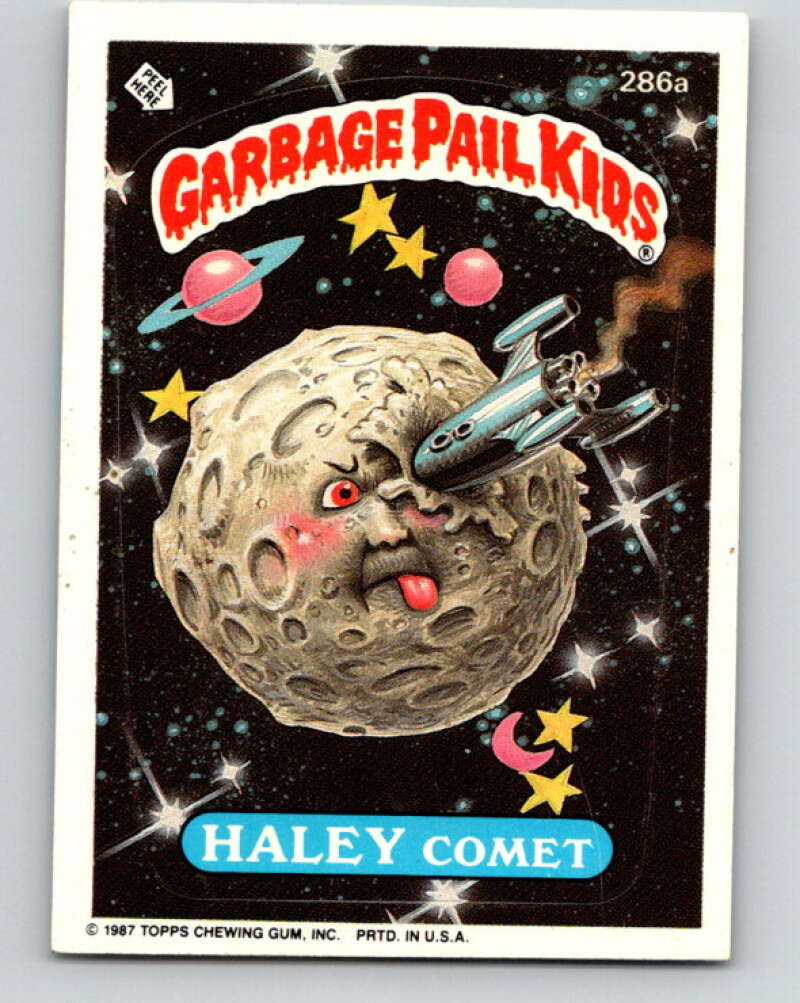 1987 Topps Garbage Pail Kids Series 7 #286A Haley Comet V73454 Image 1