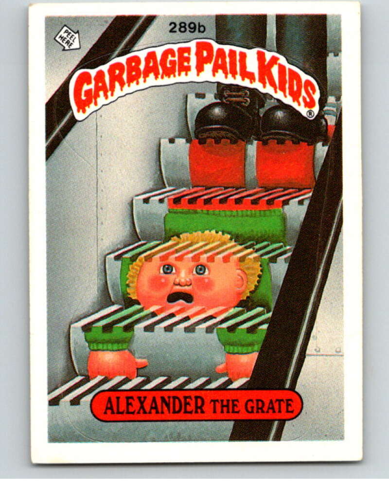 1987 Topps Garbage Pail Kids Series 7 #289B Alexander the Grate V73466 Image 1