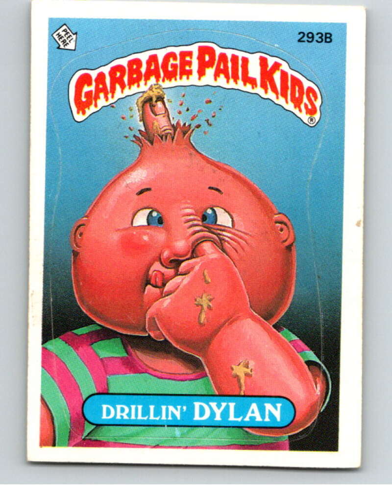 1987 Topps Garbage Pail Kids Series 8 #293B Drillin' Dylan V73475 Image 1