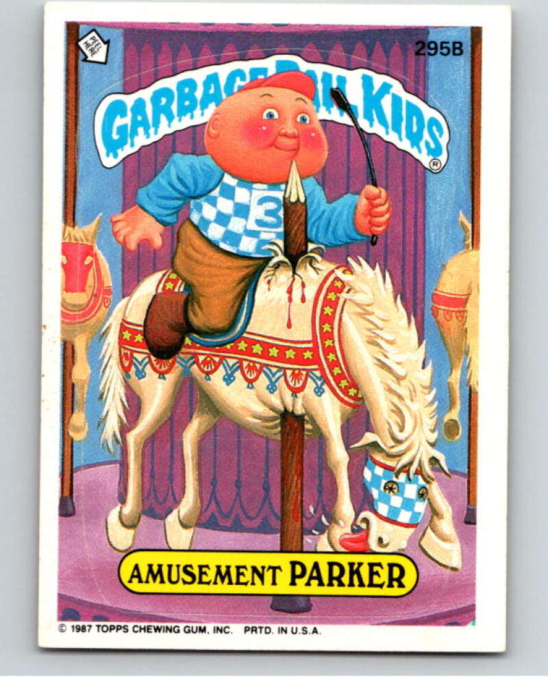 1987 Topps Garbage Pail Kids Series 8 #295B Amusement Parker V73480 Image 1