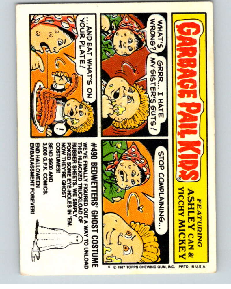 1987 Topps Garbage Pail Kids Series 8 #301A Bowling Elaine V73494 Image 2