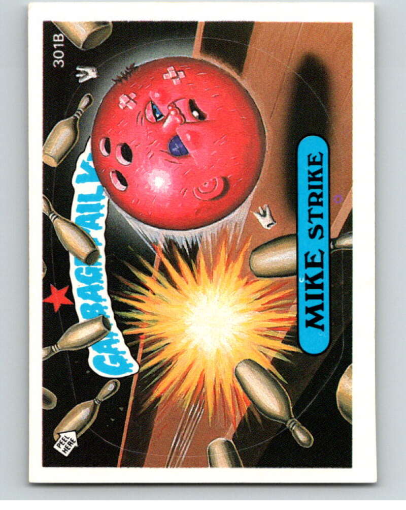 1987 Topps Garbage Pail Kids Series 8 #301B Mike Strike V73497 Image 1