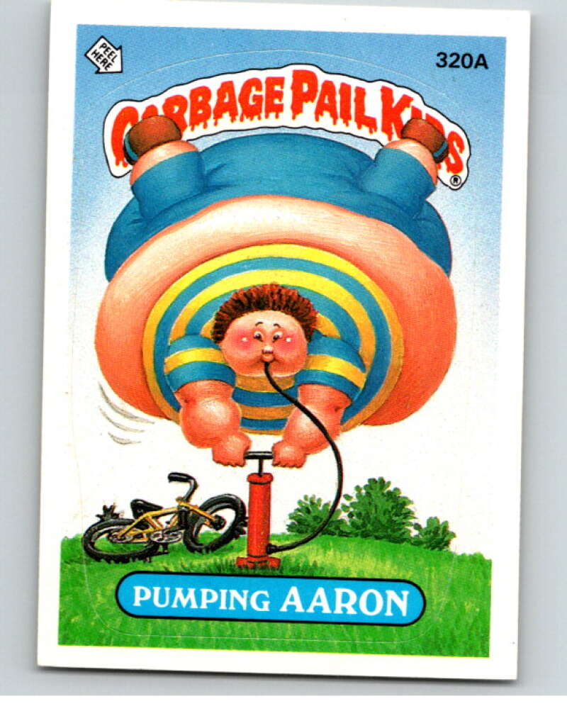 1987 Topps Garbage Pail Kids Series 8 #320A Pumping Aaron V73547 Image 1