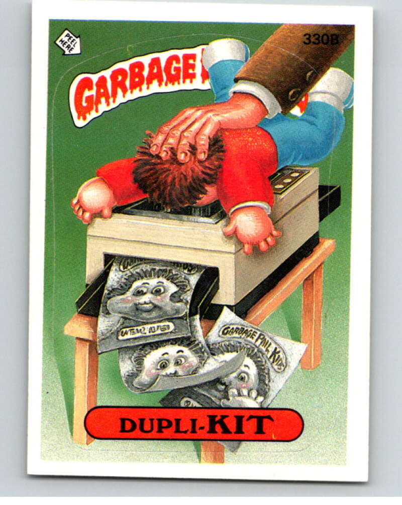 1987 Topps Garbage Pail Kids Series 8 #330B Dupli-Kit V73574 Image 1